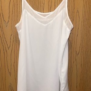 White dressy tank top / blouse